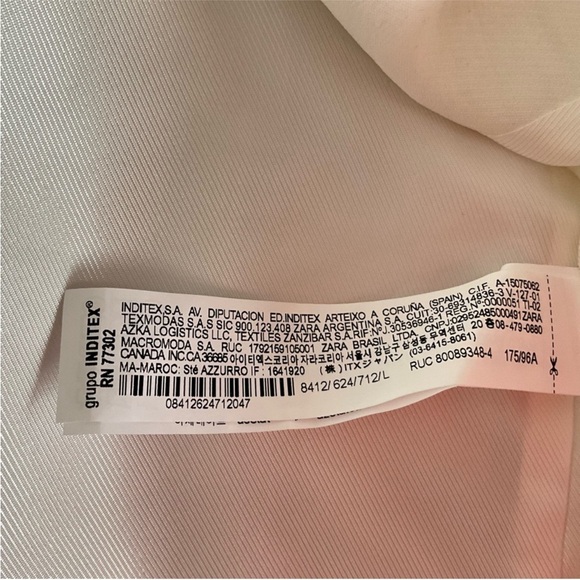 NWOT Zara White / Ecru Oversized Blazer - Picture 10 of 10